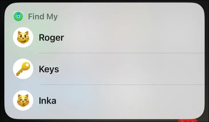 Siri に AirTag を見つけるように依頼する