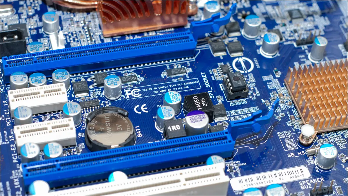 PCI-Ports auf einem Motherboard