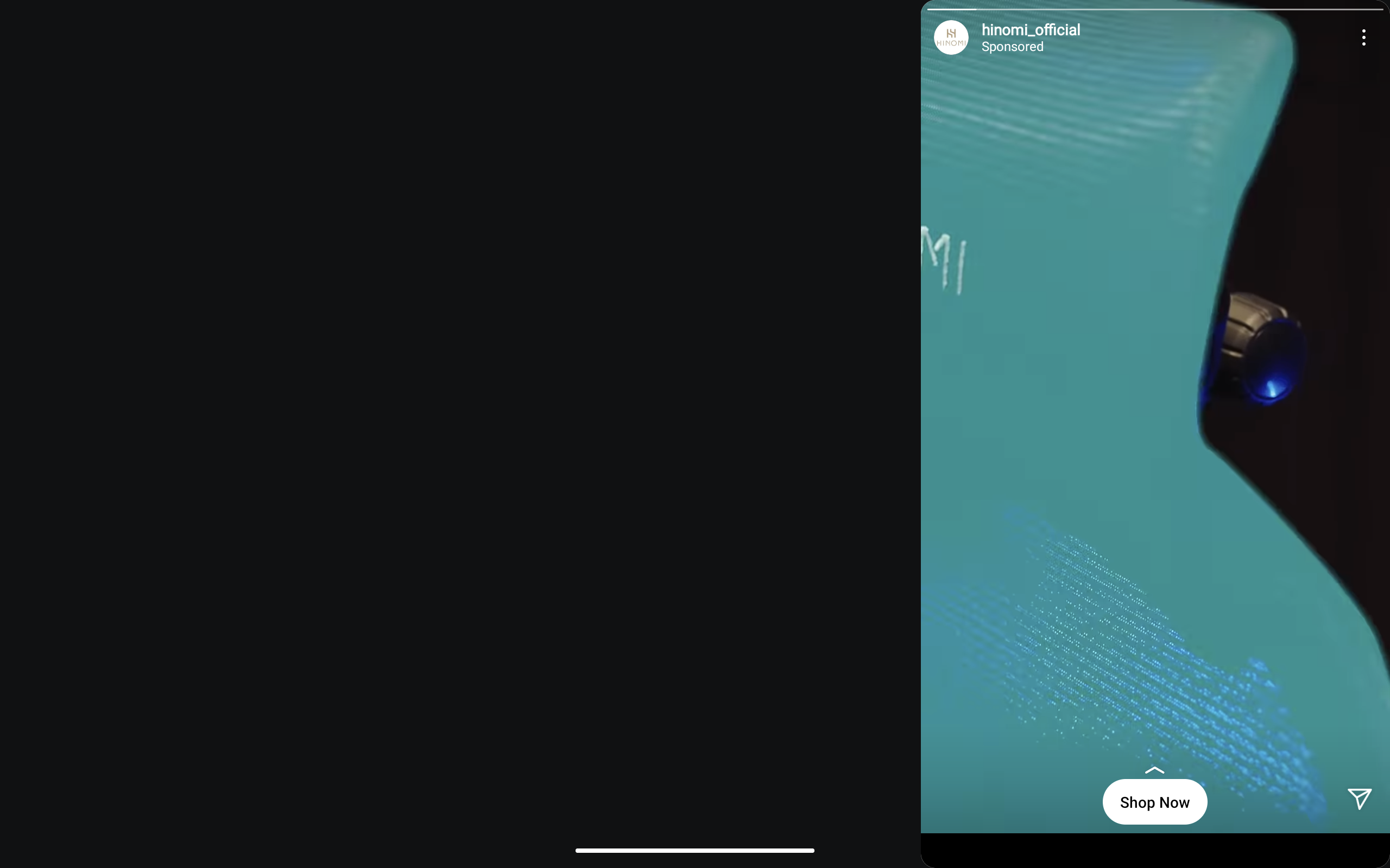 Application Instagram non optimisée exécutée sur la tablette Google Pixel