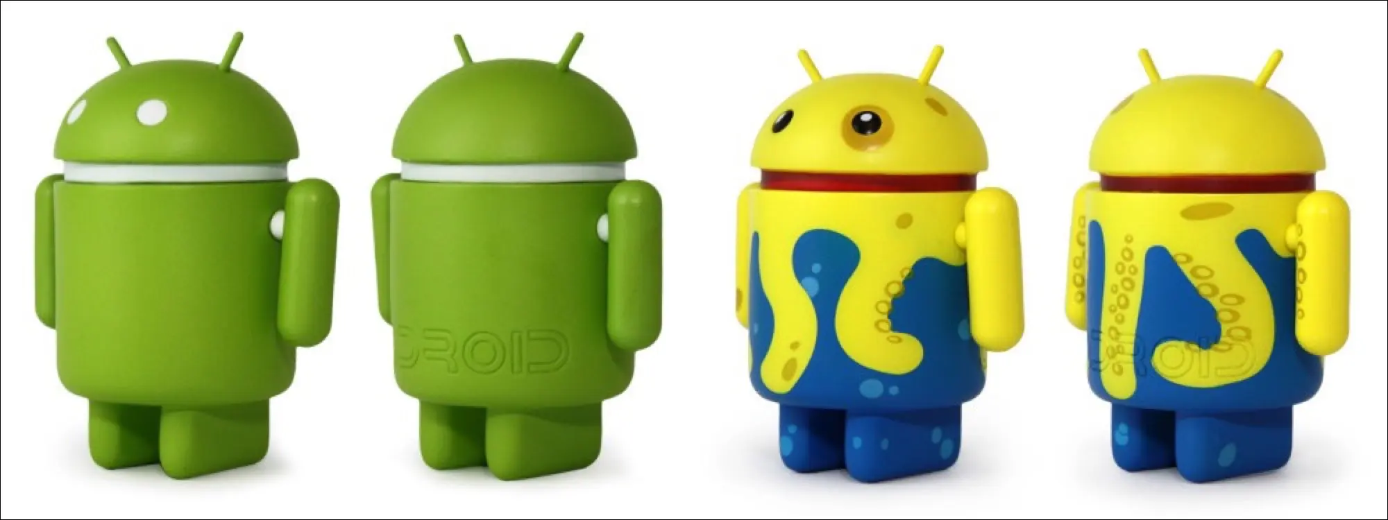 Deux figurines Android