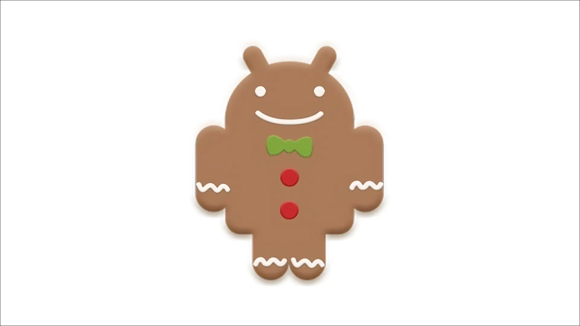 Logotipo do robô Gingerbread Android