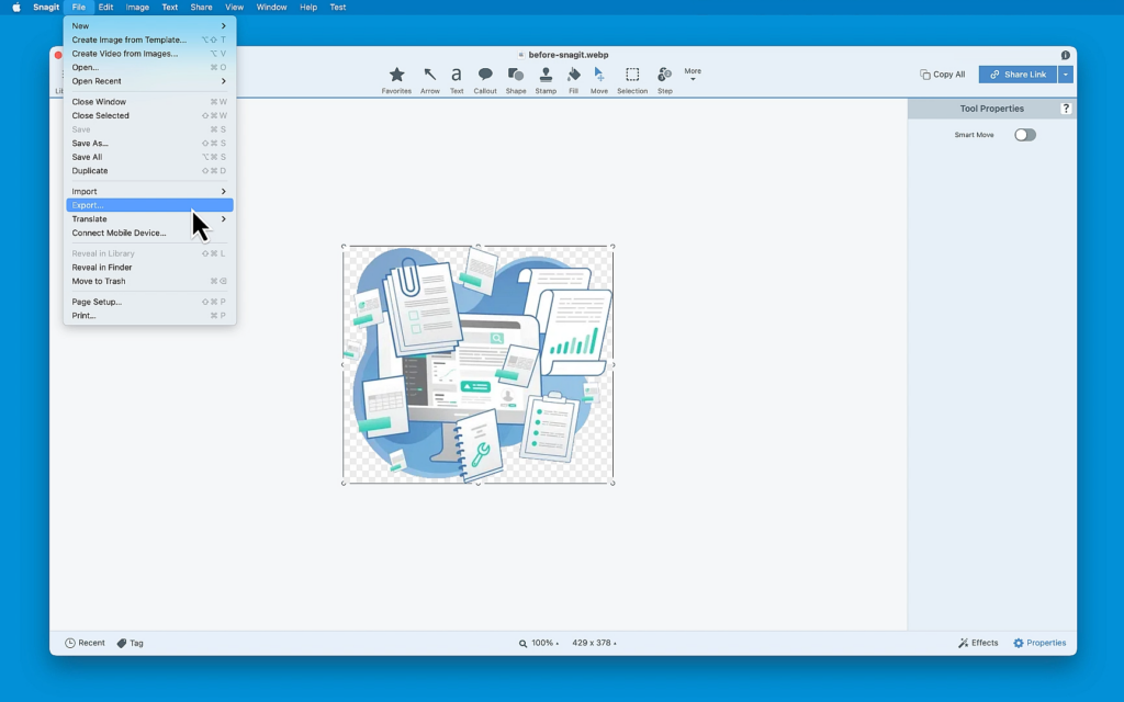 Comment enregistrer un WebP en PNG