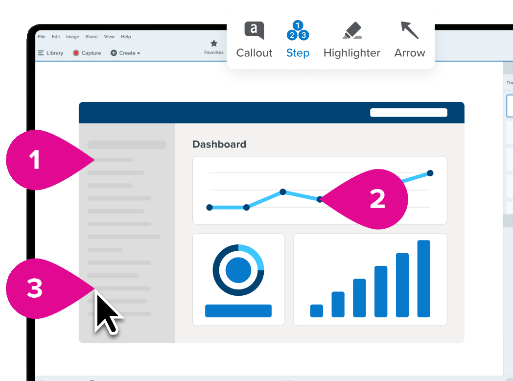 Illustrer les étapes d'un processus avec Snagit